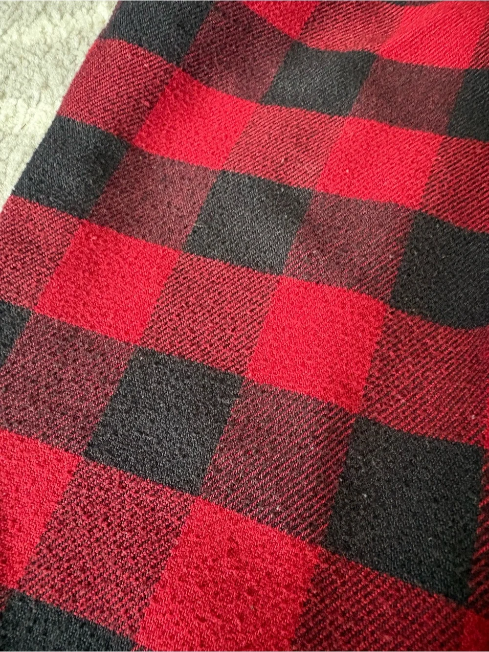 L.L. Bean bean plaid